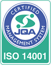 環境方針　ISO14001ロゴマーク